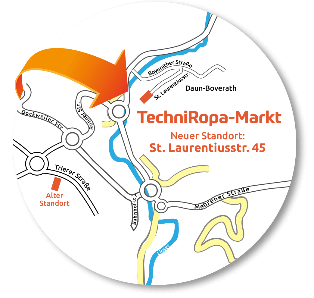 TechniRopa Markt. Anfahrt/Kontakt